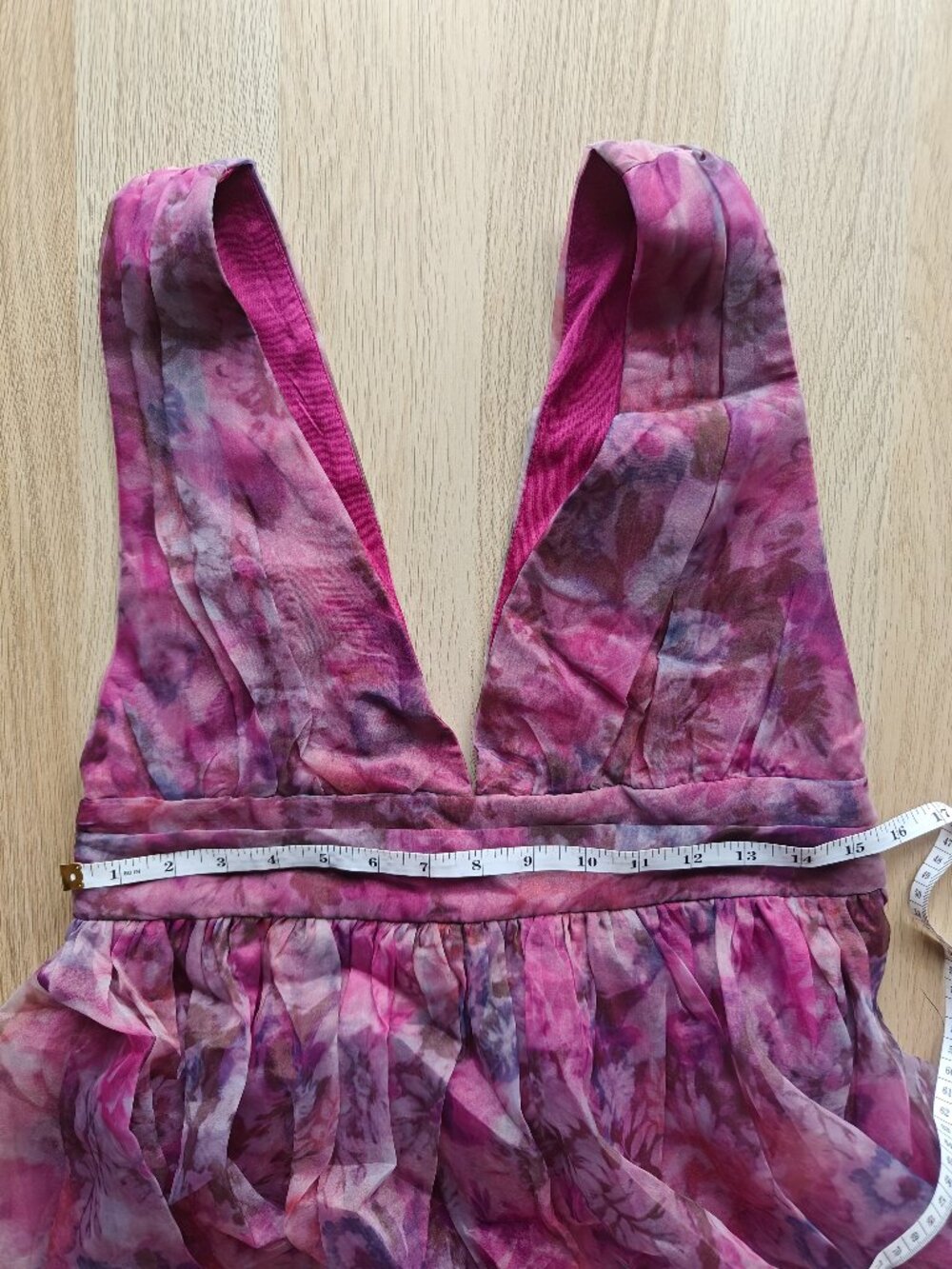 WOMEN'S LULUS GARDEN ROMANCE FLORAL PRINT ORGANZA MAXI DRESS (SIZE XL) - Picture 11 of 12